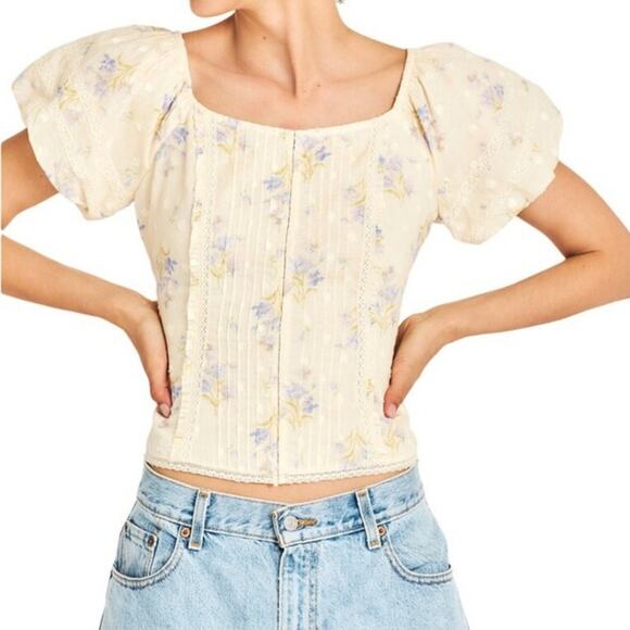 LoveShackFancy Tops - Loveshackfancy Zia Corset Top